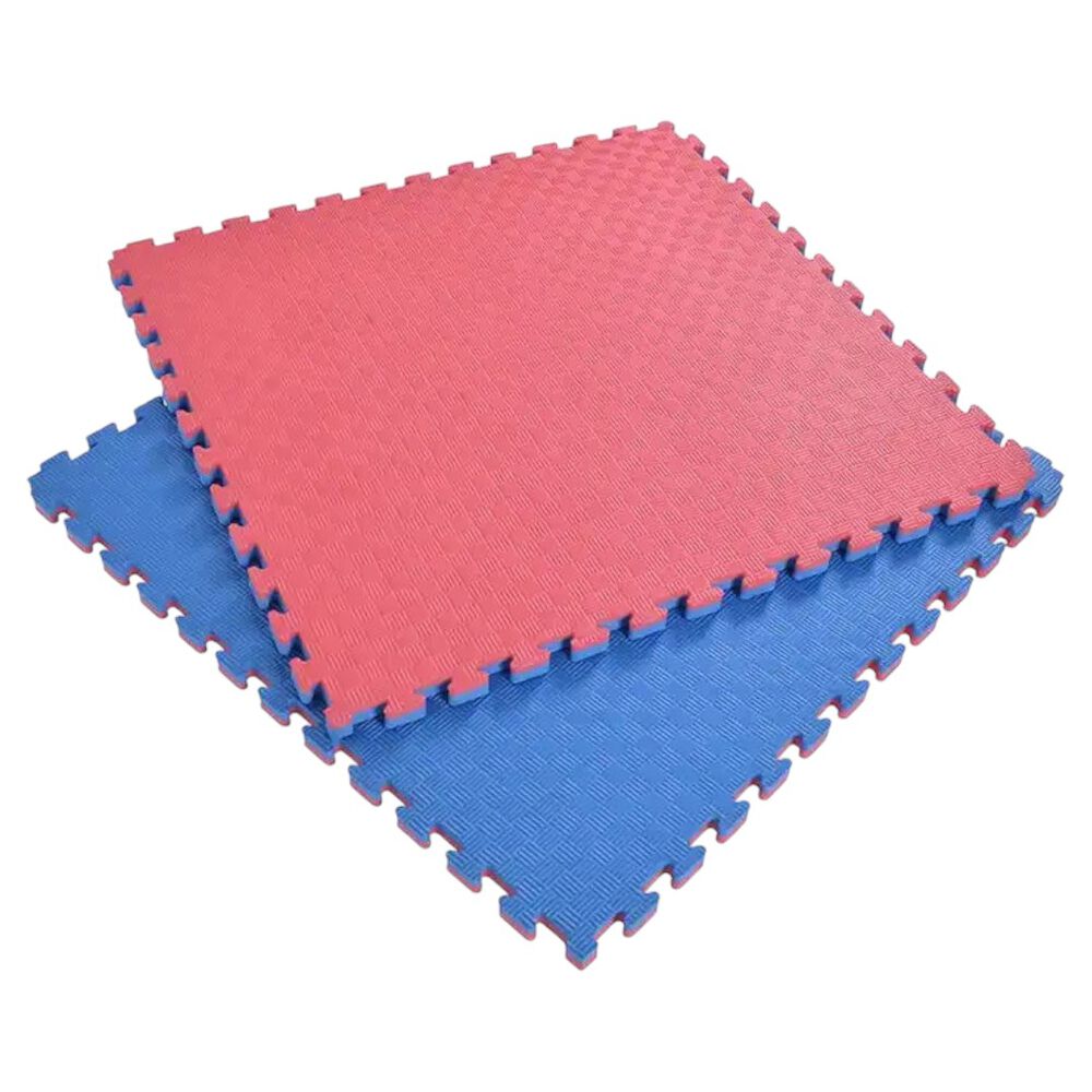 Pack 10 Pisos Tatami Goma Eva Premium 1mtx1mtx2 Cm Azul/rojo image number 0.0