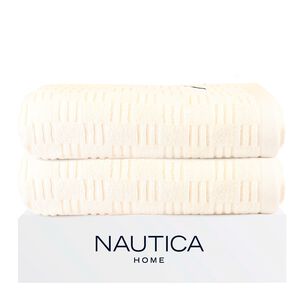 Pack 2 Toallas De Ba&ntilde;o Savoy Nautica Home 76x137cm 100% Algod&oacute;n Ultra Suave