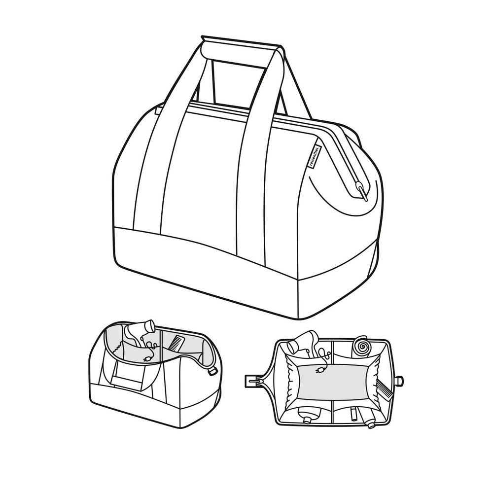 Bolso De Viaje Allrounder M - Dots White image number 6.0