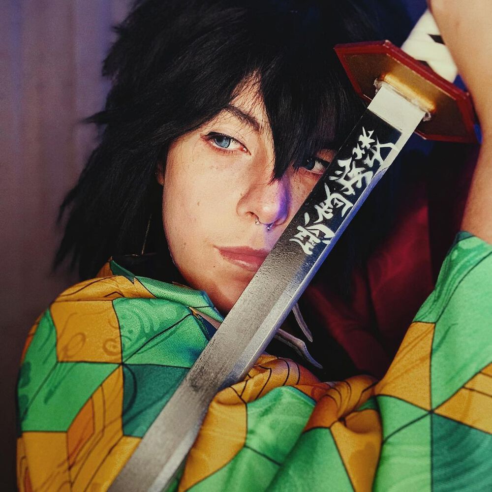 Espada Giyuu Tomioka Cosplay Kimetsu No Yaiba image number 1.0
