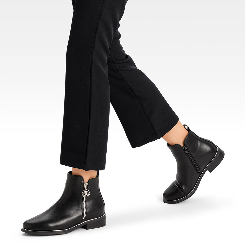 Botin Casual Mujer Eco Cuero Vintage Elegante Weide Zs68 image number 2.0