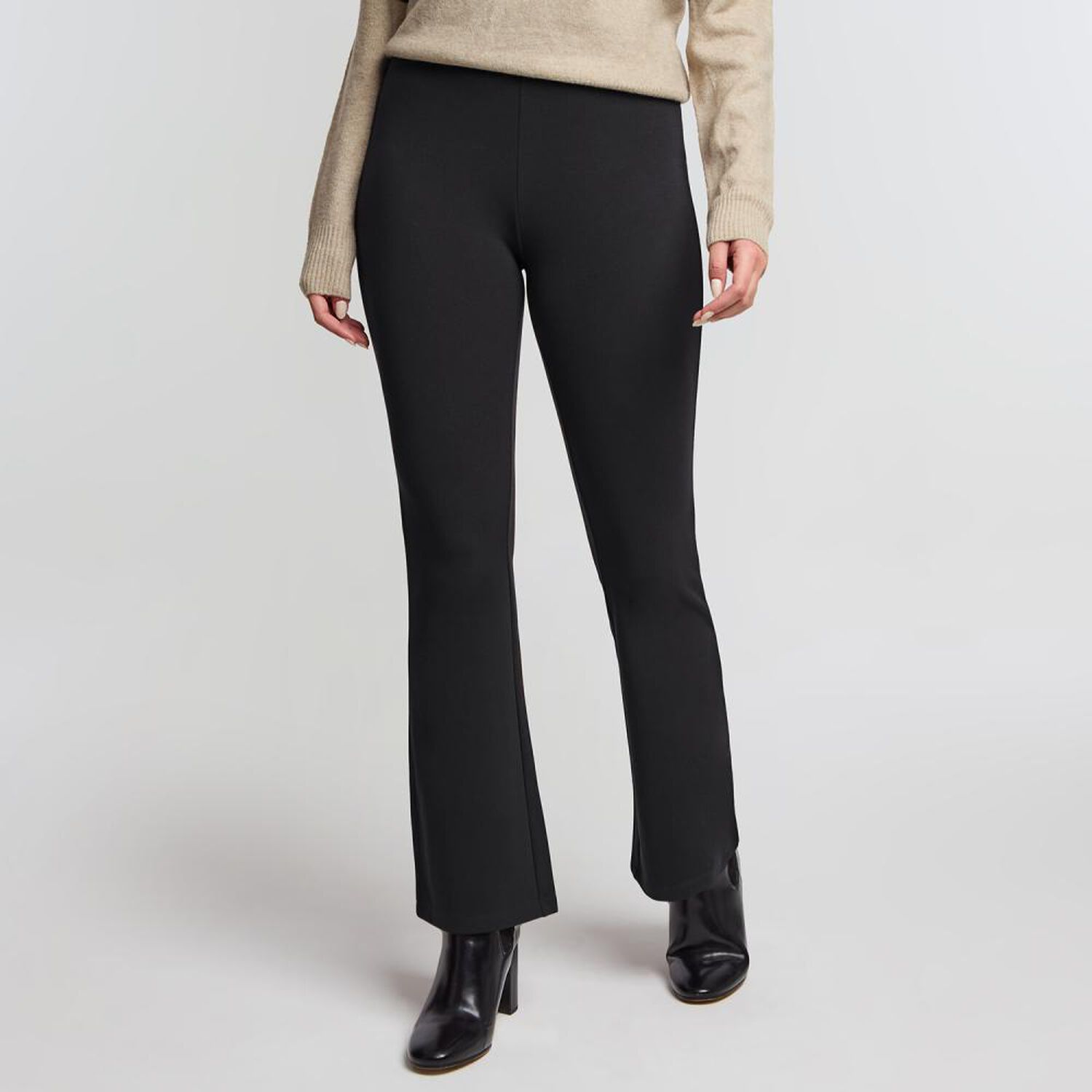 Pantal&oacute;n Leggings Tiro Alto Flare Mujer Kimera image number 0.0