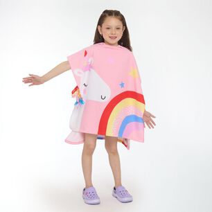 Toalla Playa Capucha Casaideal Kids Tiras / 60 X 120 Cm