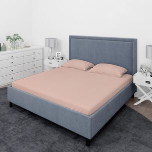 Juego De S&aacute;banas Nautica 4 Piezas Microfibra 2 Plazas Rosado