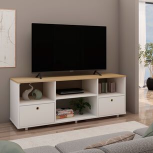 Rack Tv Hazlo Tu Mismo Simm Blanco