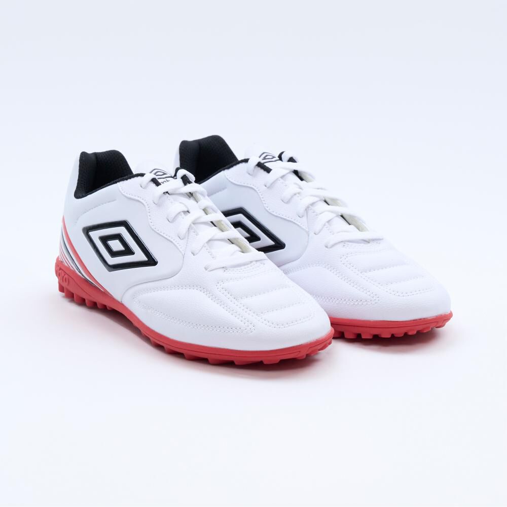 Zapatilla F&uacute;tbol Hombre Umbro Classico Xiii Blanco image number 4.0