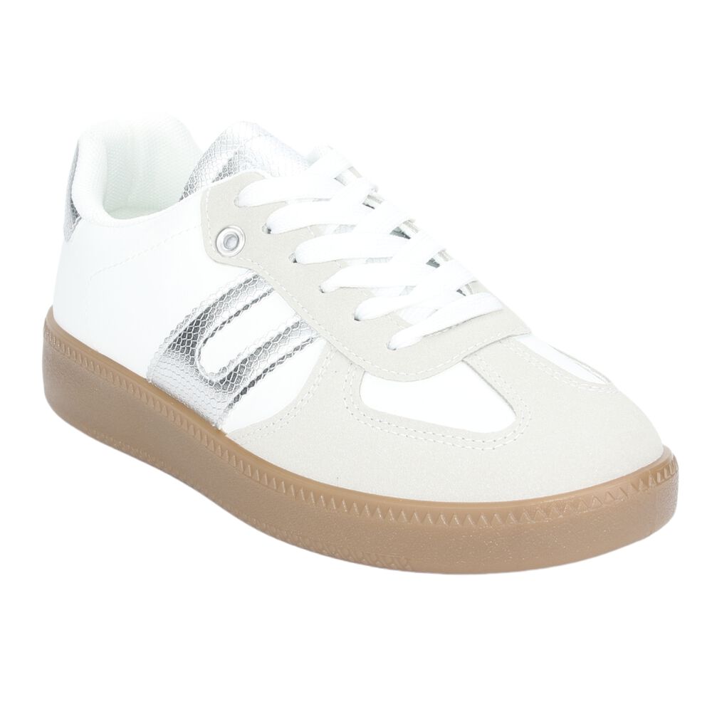 Zapatilla Chalada Mujer Antu-2 Blanco Plata Urbano image number 2.0