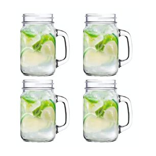 Set 4 Vasos Mojito Mason Glasso