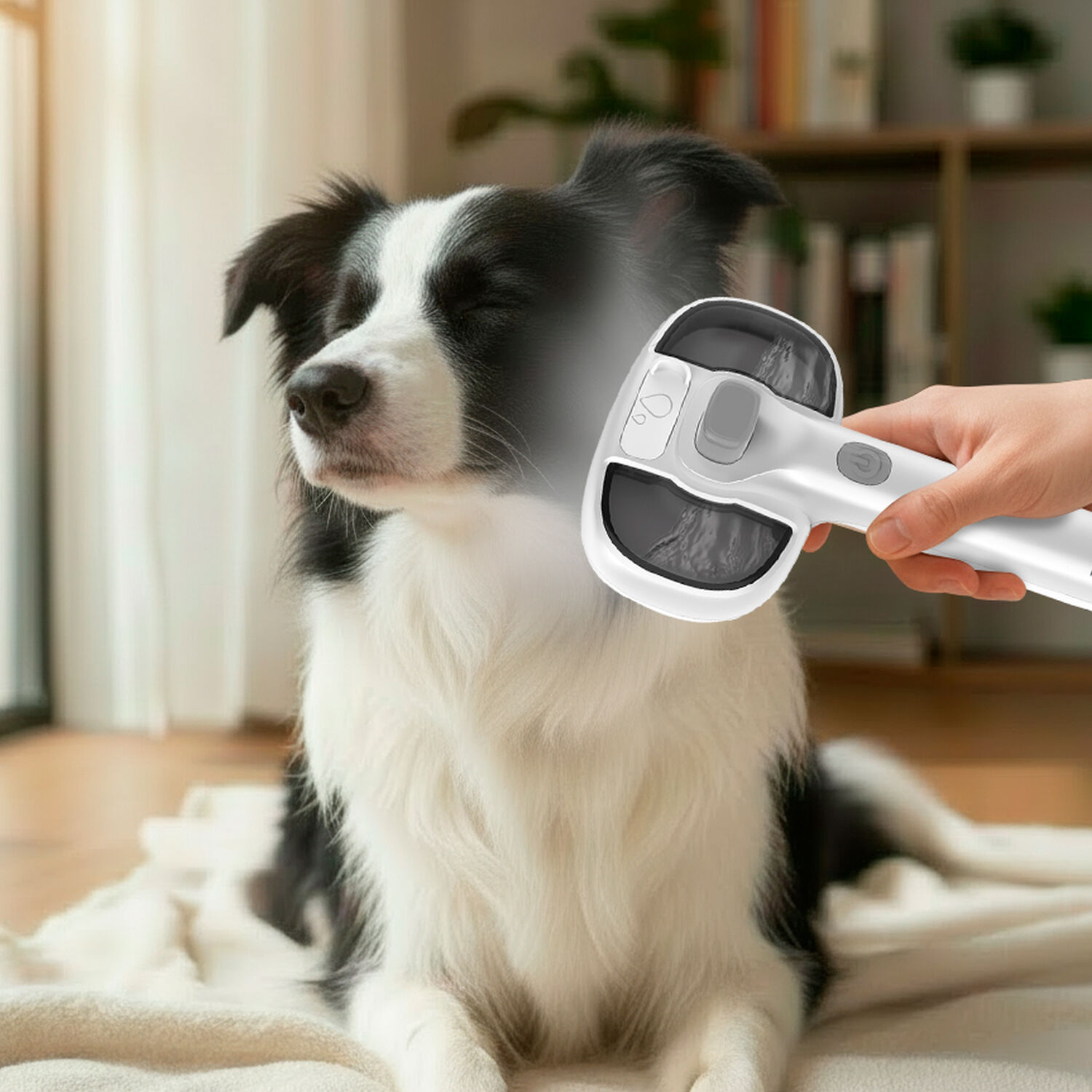 Cepillo Vaporizador Para Mascotas Thor Usb Pet Steam Brush image number 4.0