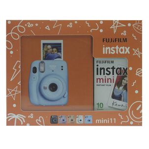 Cámara Instantánea Fujifilm Instax Mini 11 Azul + Película