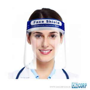 10 Protector Facial Escudo De Rostro Completo V&iacute;a Franca