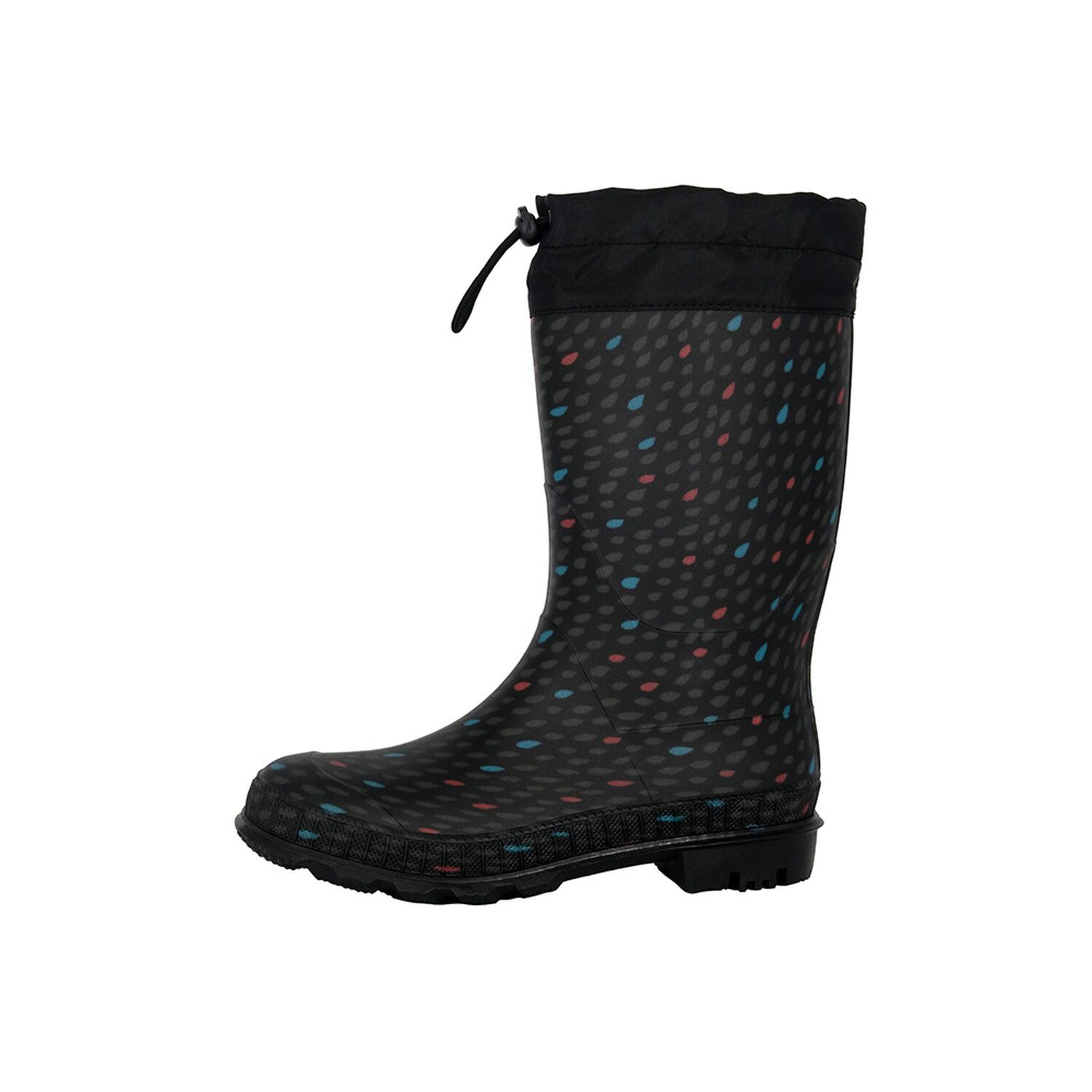 Bota De Agua Con Polar Biela Gotas Negro Alquimia image number 1.0