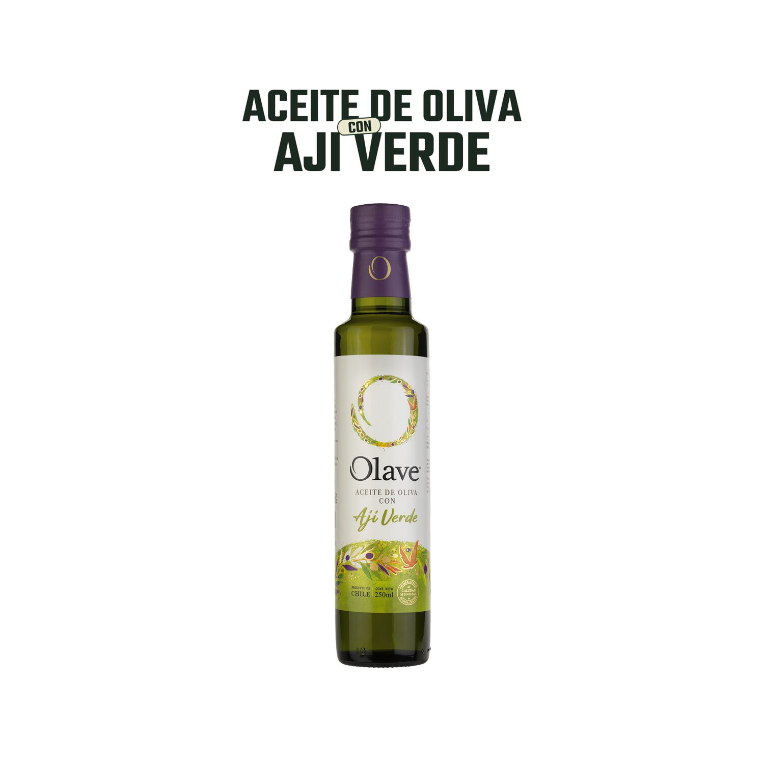 Aceite Oliva Extra Saborizado Olave Aji Verde 1 X 250 Ml image number 2.0