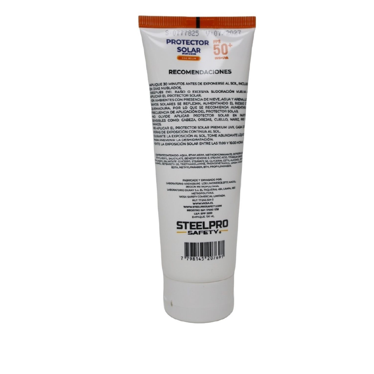 Crema Protecci&oacute;n Solar Uvx 120 Grs. Premium image number 3.0