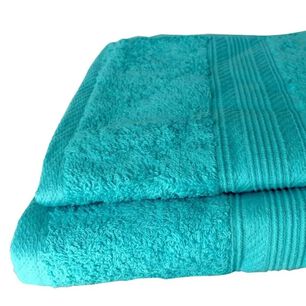 Toalla De Mano 45x90 Centimetros / Turquesa Lourdes