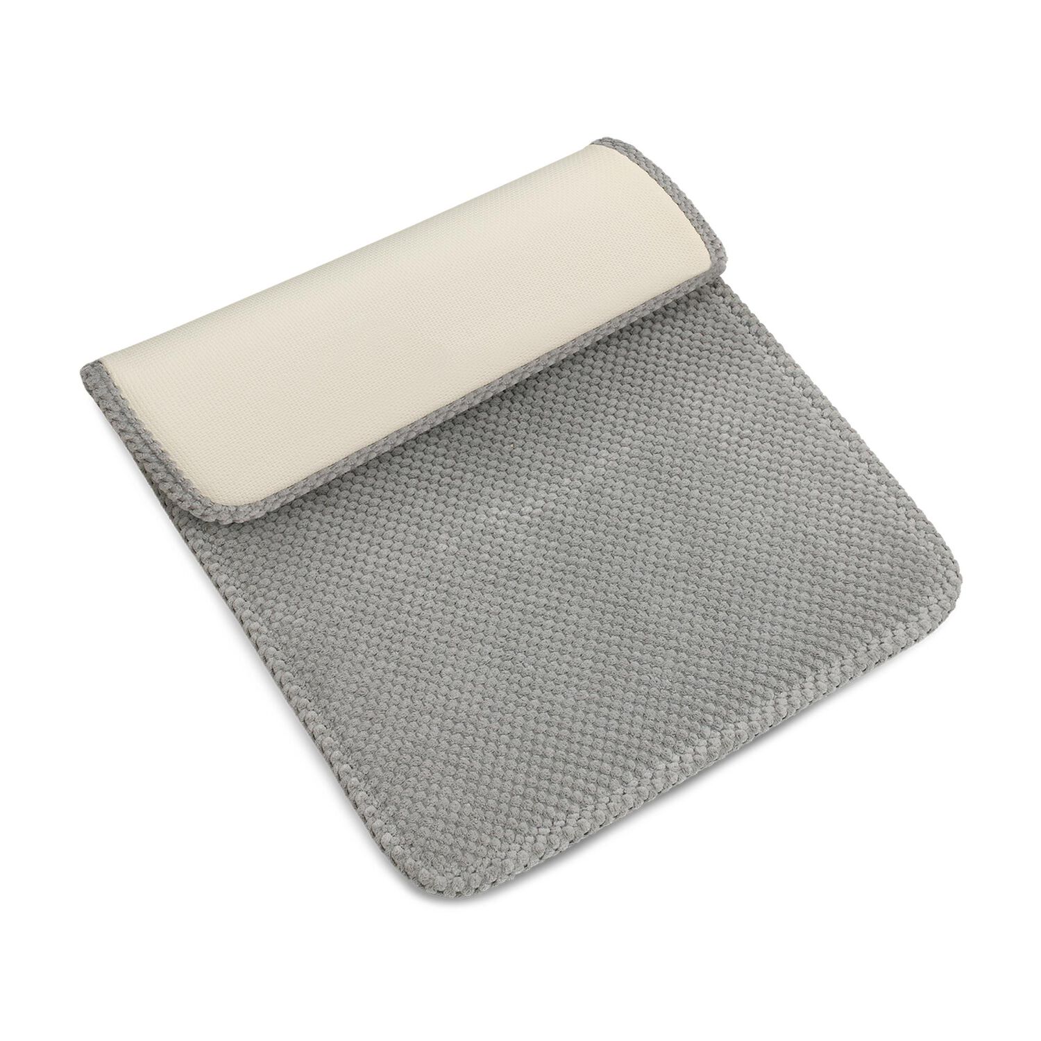 Alfombra De Ba&ntilde;o Nautica Home Popcorn 40x60cm Gris Claro image number 2.0