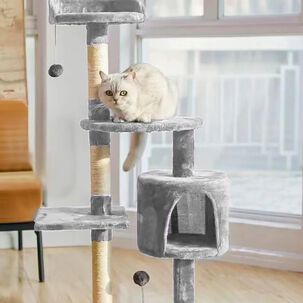Rascador Para Gatos Gris