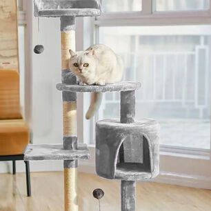 Rascador Para Gatos Gris