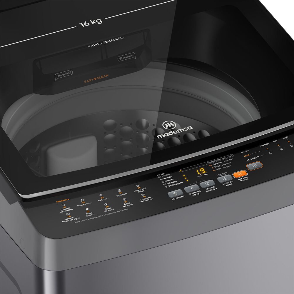 Lavadora Autom&aacute;tica 16kg Carga Superior Mdwmt16s Silver image number 4.0