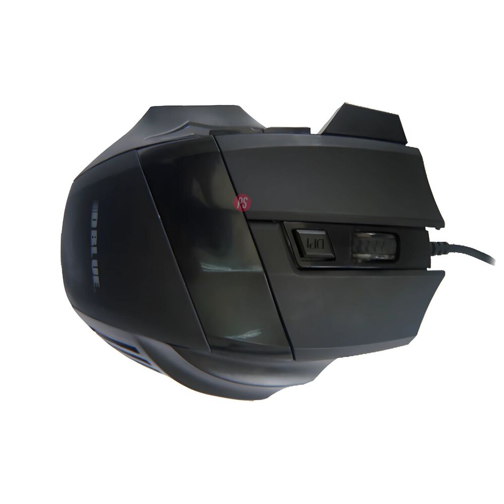 Gaming Mouse 1600 Dpi Usb Con Led Azul Ergonómico - Ps image number 1.0