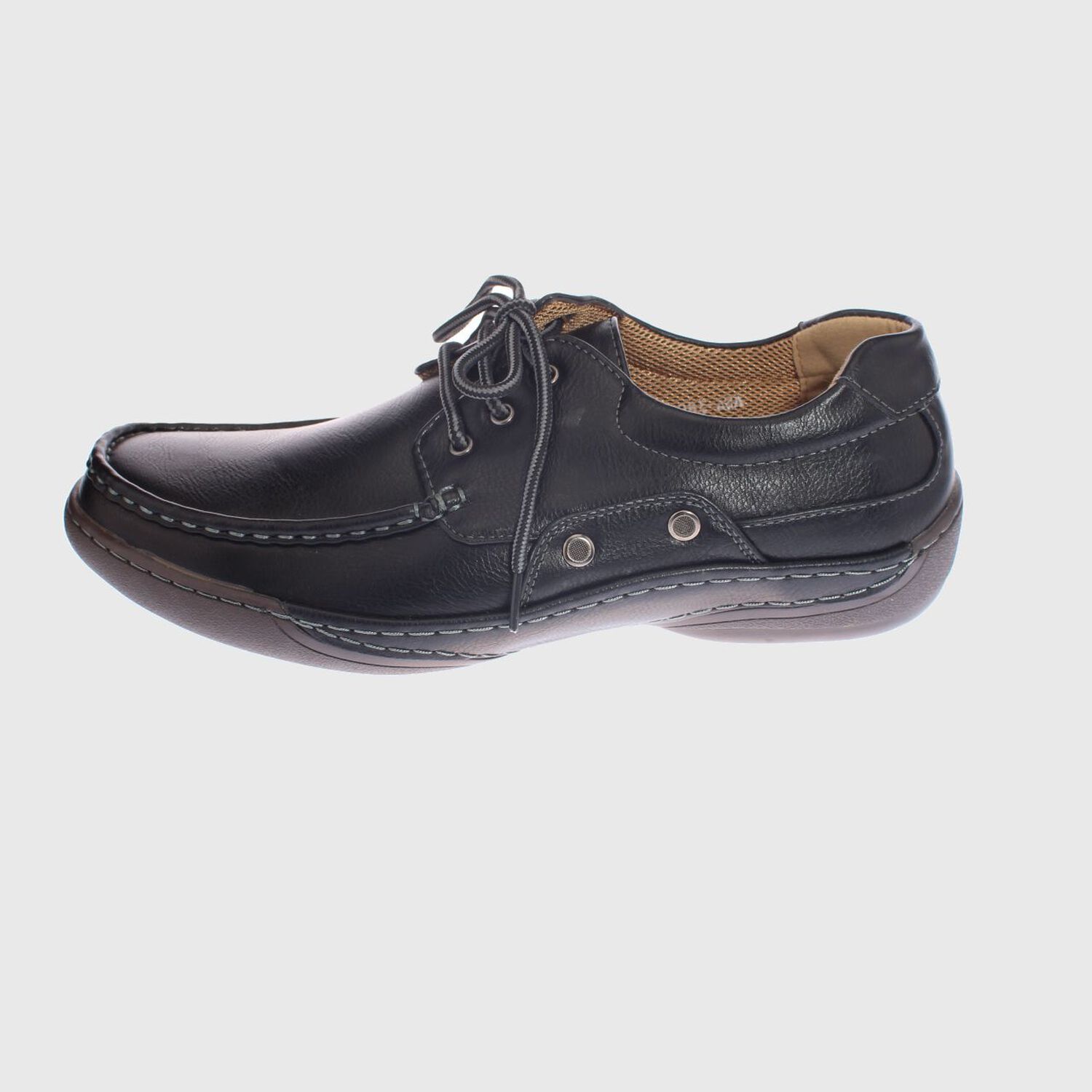 Zapato Casual Negro Modelo Italiano Art. 8ask38005black image number 1.0