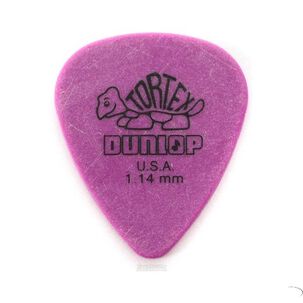 Set De U&ntilde;etas Dunlop Tortex Moradas 1.14mm