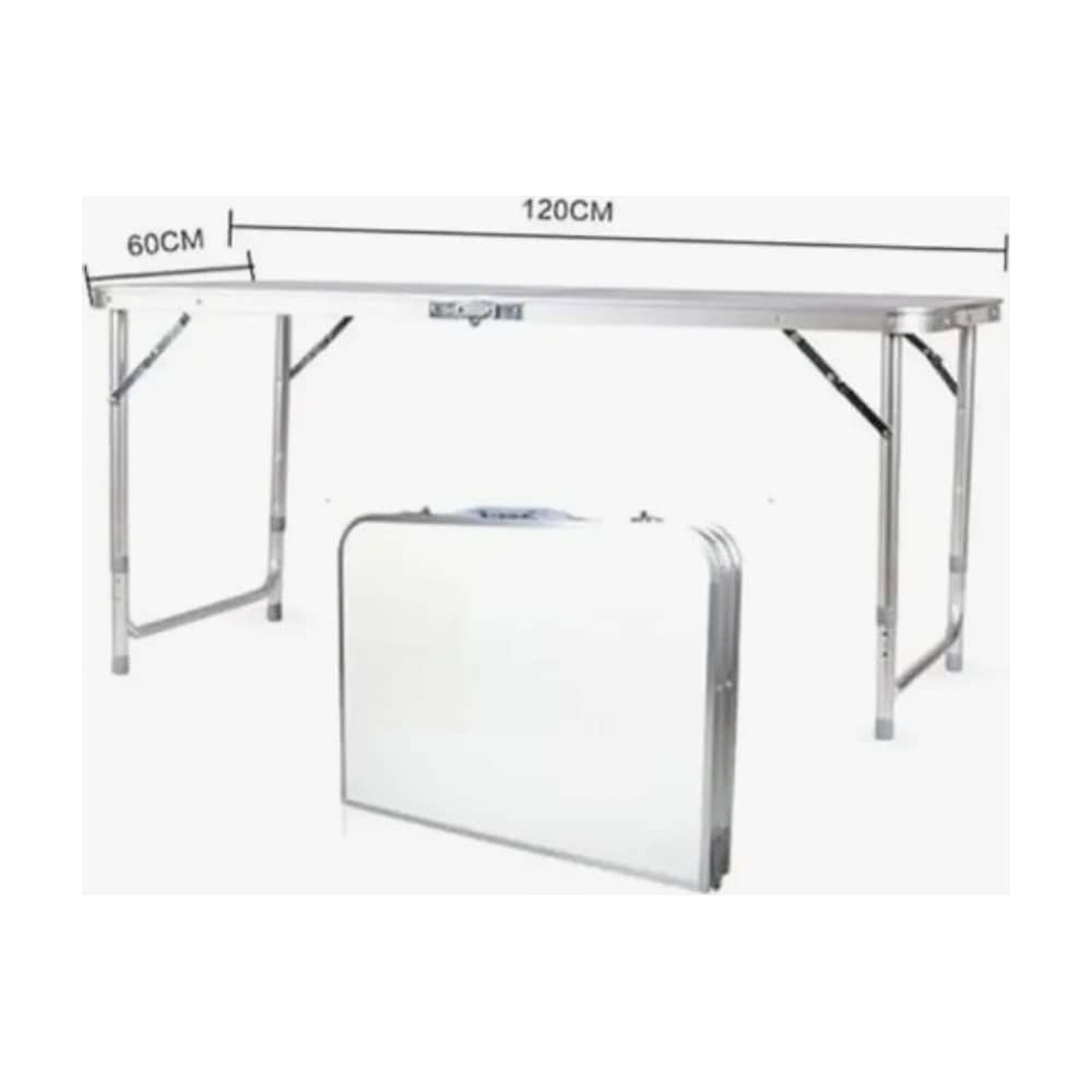 Mesa Plegable Blanca Transportable image number 2.0