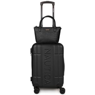 Pack Nautica Maleta Cabina Amsterdam Negra + Bolso Delray