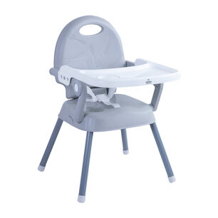 Silla De Comer Plegable Portatil Bebe Ni&ntilde;o Fold Gris