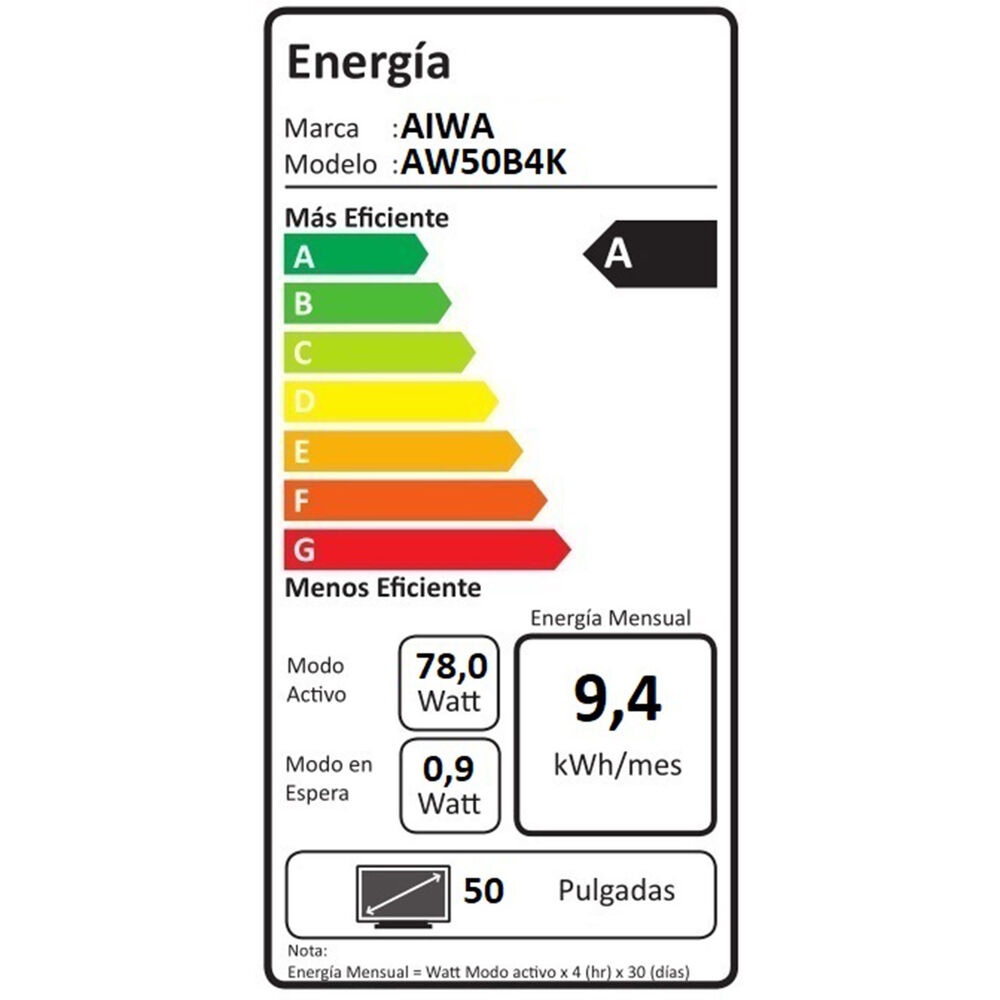 Televisor Smart Tv Led Aiwa 50'' 4k Sistema Google Tv image number 6.0