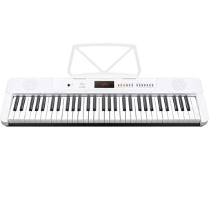 Teclado Musical Piano 61 Notas +stand+silla+aud Wht Ton 650