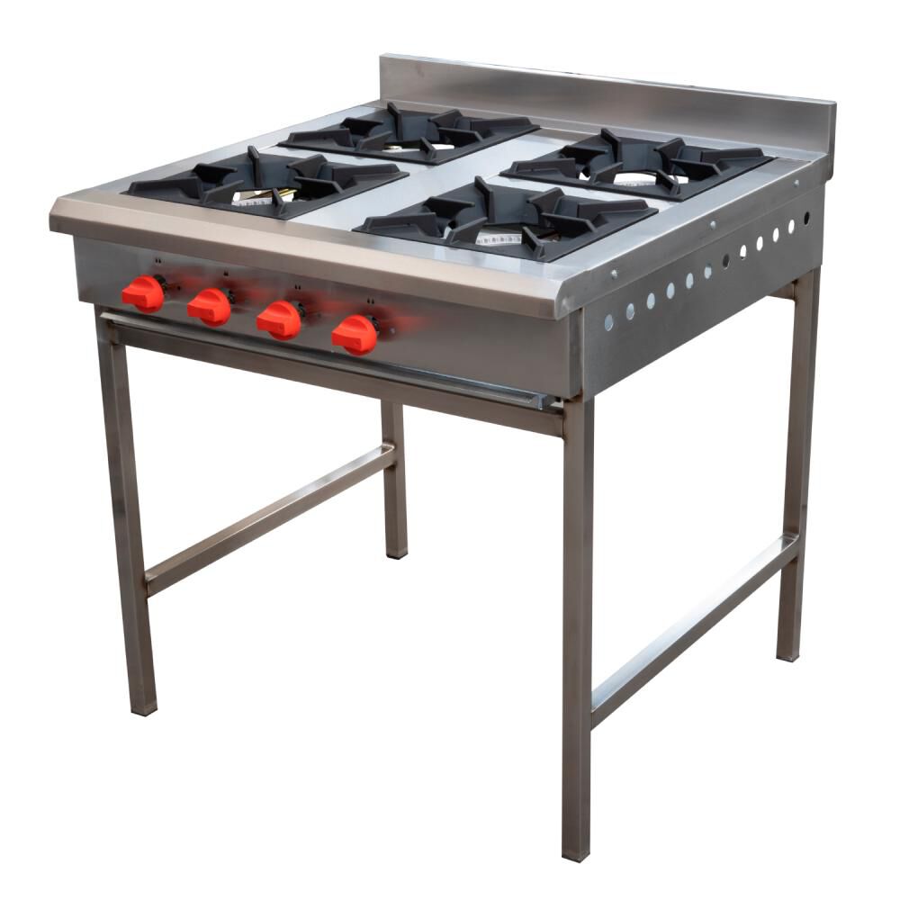 Anafe Ticgas Inox / 4 Quemadores / Gas Licuado image number 1.0
