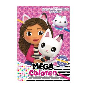 Editorial Vértice Mega Colorea Gabby Doll House
