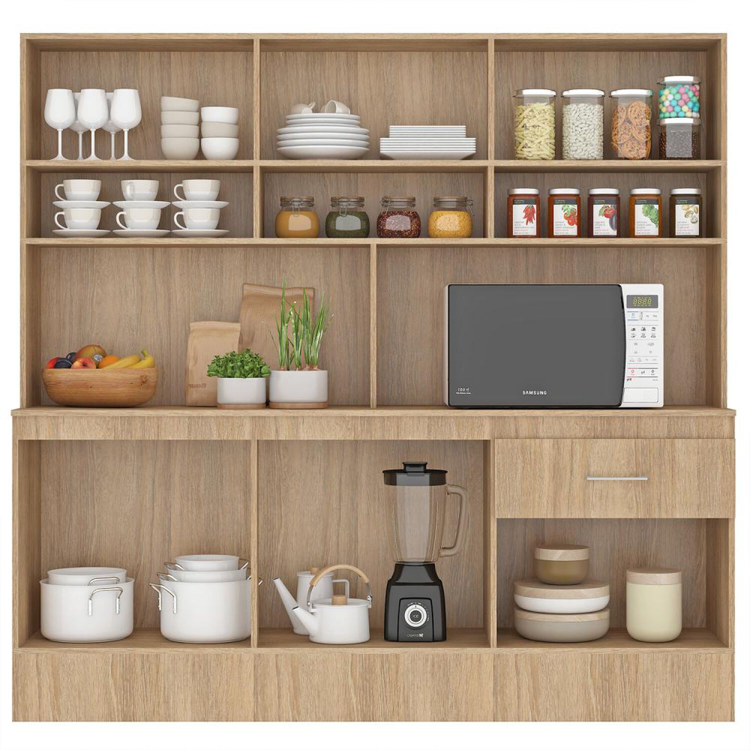 Mueble De Cocina Vekkahome Bucks / 12 Puertas / 1 Cajon image number 2.0