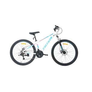 Bicicleta Totem Mtb Aro 26 Modelo Y650 Blanco Celeste