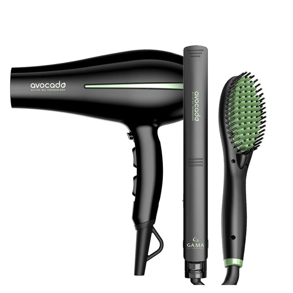 Kit Triple Secador Bora + Alisador + Cepillo Secador Avocado Gama 2200w - 230c - 200c image number 5.0