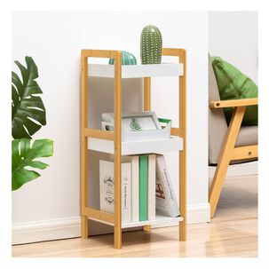 Estante Organizador 3 Niveles Bambú