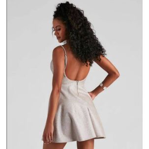 Vestido Midi Megan Gris Oscuro
