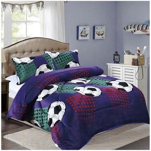 Cubrecama Plush Con Chiporro Plaza Y Media Mod1