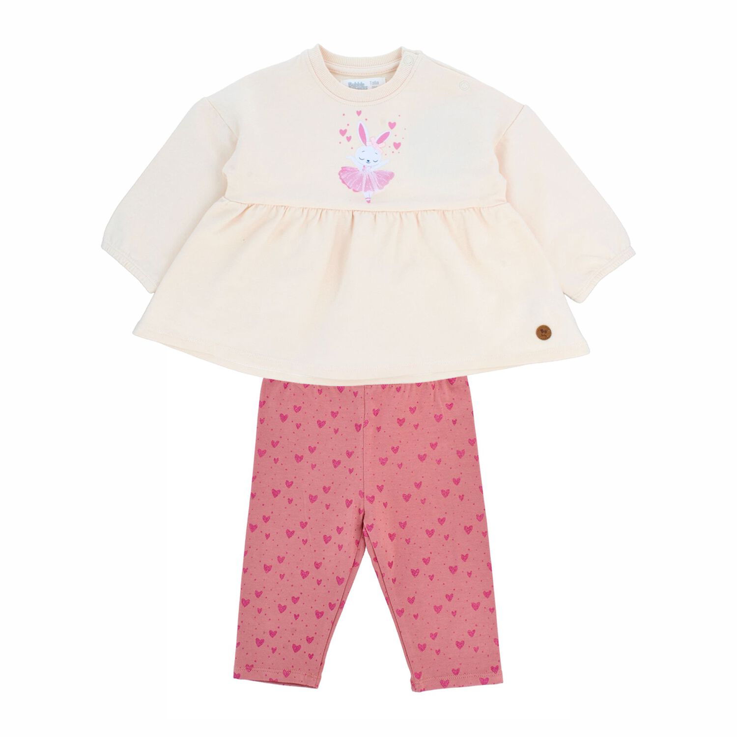 Conjunto Infantil Bubblegummers Yaruma Gris image number 0.0