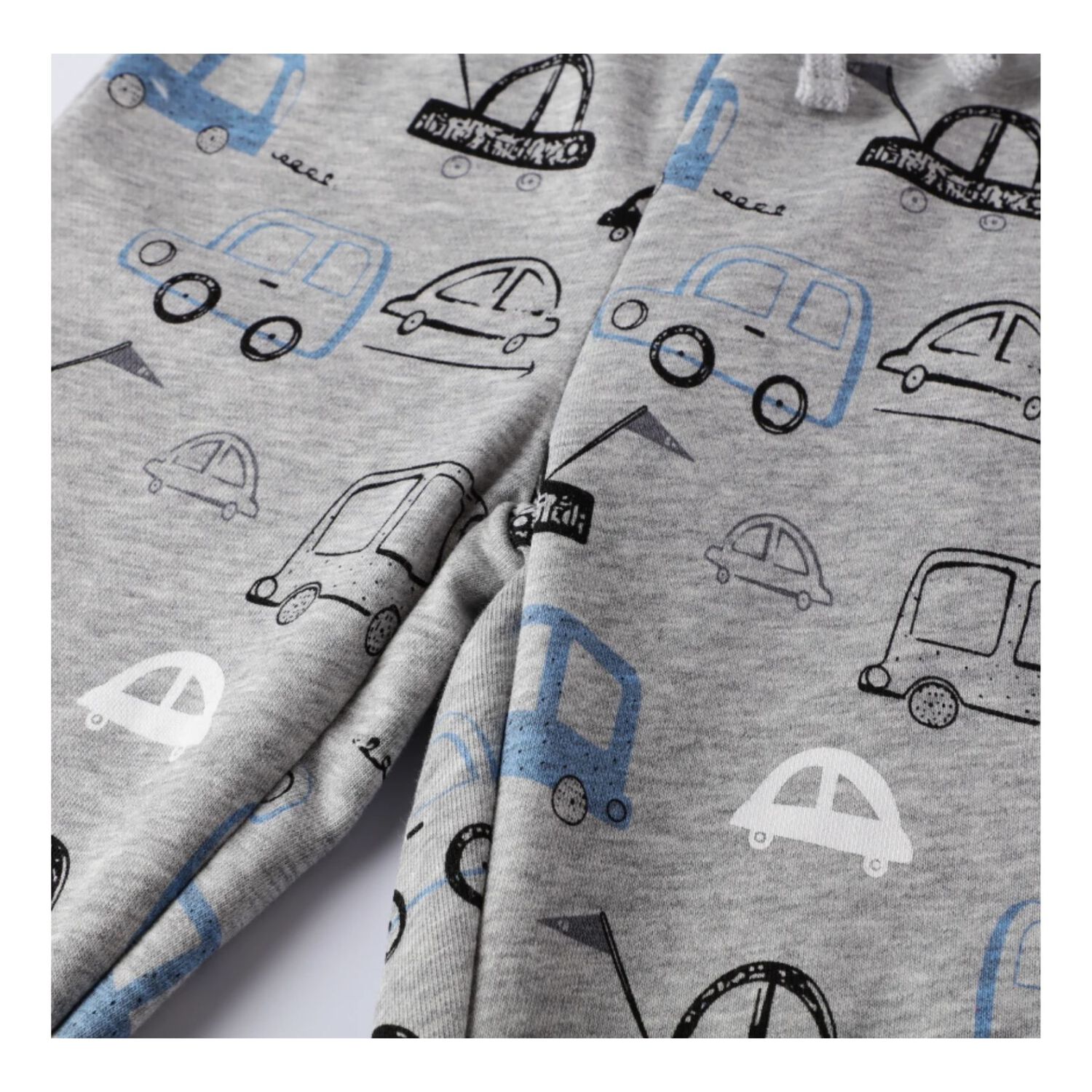 Pantal&oacute;n Buzo Ni&ntilde;o 100% Algod&oacute;n Jump Kids Gris Claro Autos image number 1.0