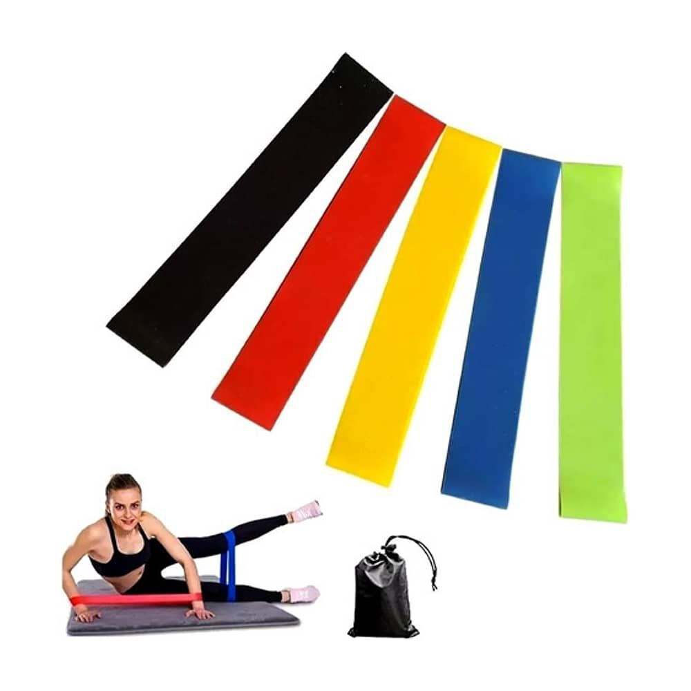 Set De 5 Bandas El&aacute;sticas De Ejercicios | Crossfit image number 3.0