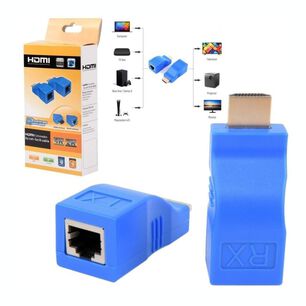 Adaptador Extensor Hdmi 30m Sobre Cat 6 Utp Red Rj45