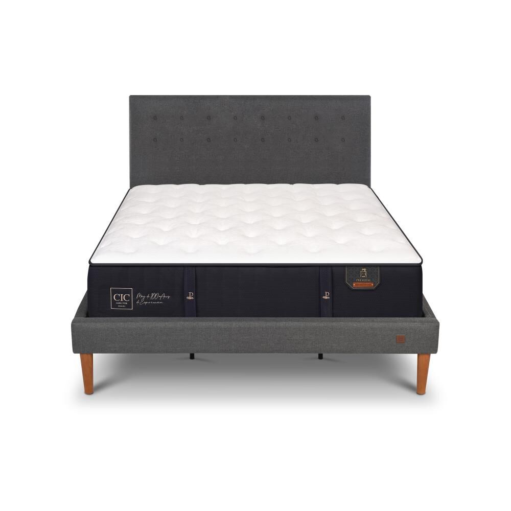 Cama Europea Cic Premium / King / Base Normal + Respaldo image number 0.0