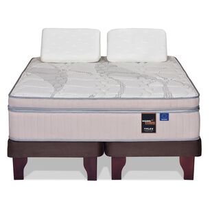 Cama Europea Flex M&aacute;ximo Cobre / King / Base Dividida + Almohadas