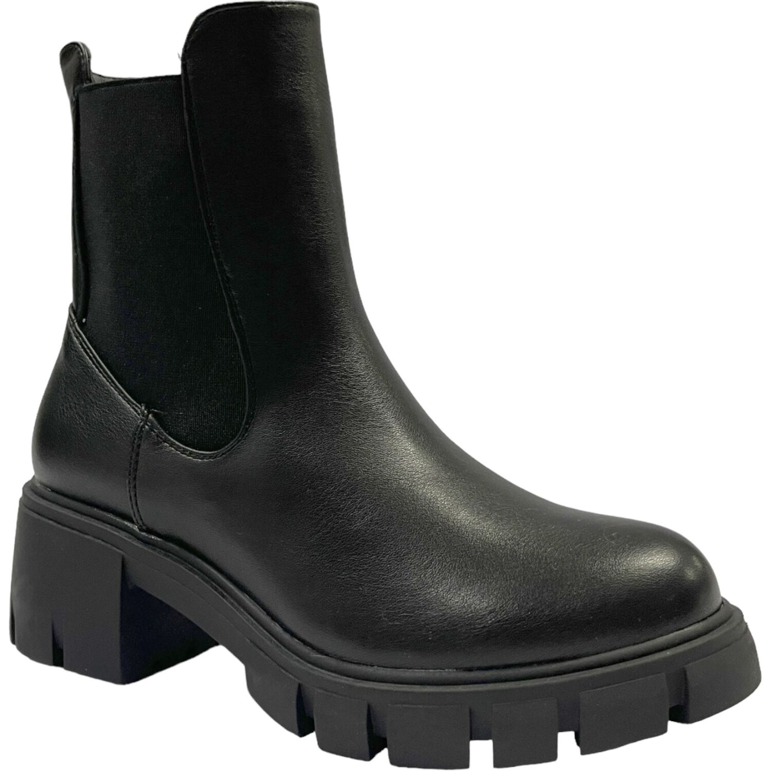 Botin Mujer Negro Plataforma Denver Detogni image number 2.0