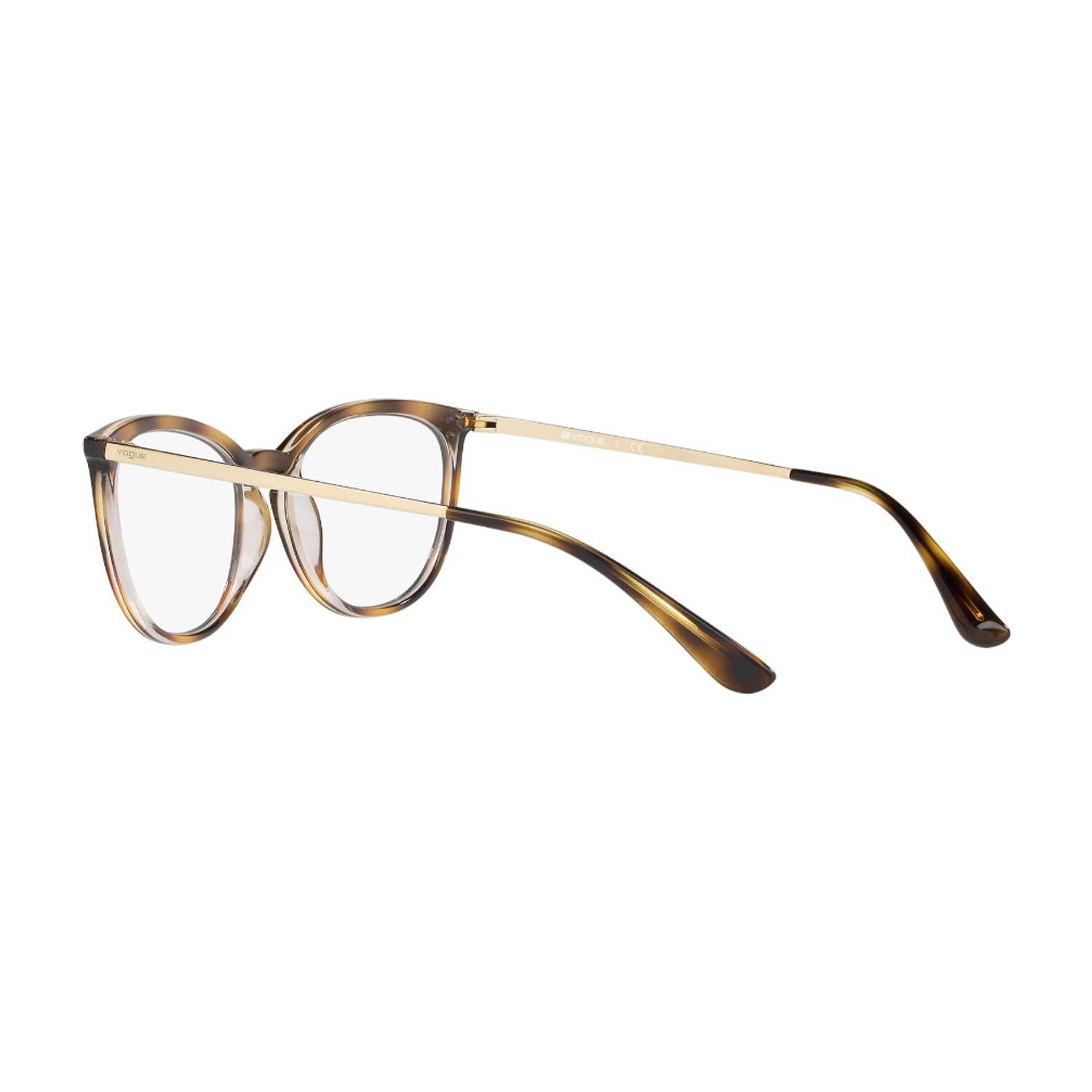 Lentes &Oacute;pticos Top Light Havana/transparent Vogue Eyewear image number 4.0