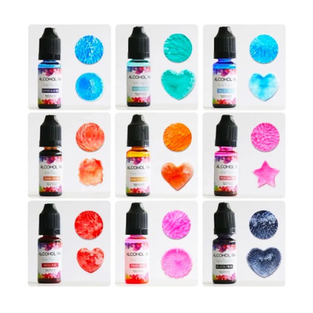 Pigmento Para Resina Epoxi | Set 24 Tintas Alcohol 3d image number 2.0