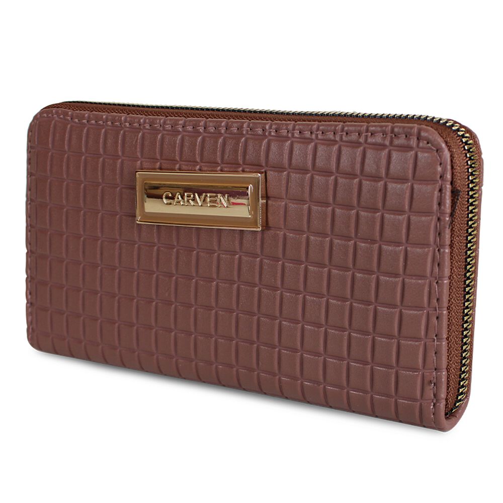 Billetera Mujer Nina Brown Carven Paris image number 1.0