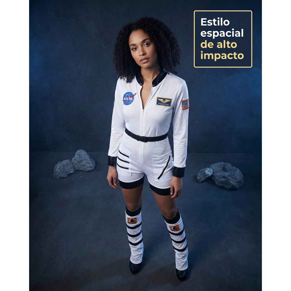 Disfraz Astronauta Cosplay Juego Rol Traje Espacial Ni&ntilde;os image number 11.0